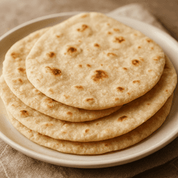 Soft chapatis - whole wheat flatbreads