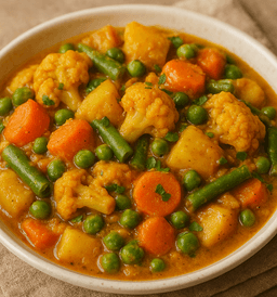 Seasonal sabji - daily vegetable curry